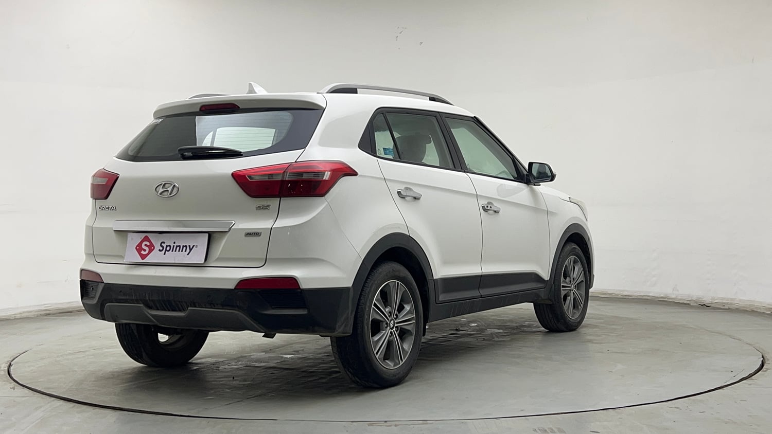 Used 2018 Hyundai Creta SX Plus 1.6 AT Petrol Petrol Automatic exterior RIGHT REAR CORNER VIEW