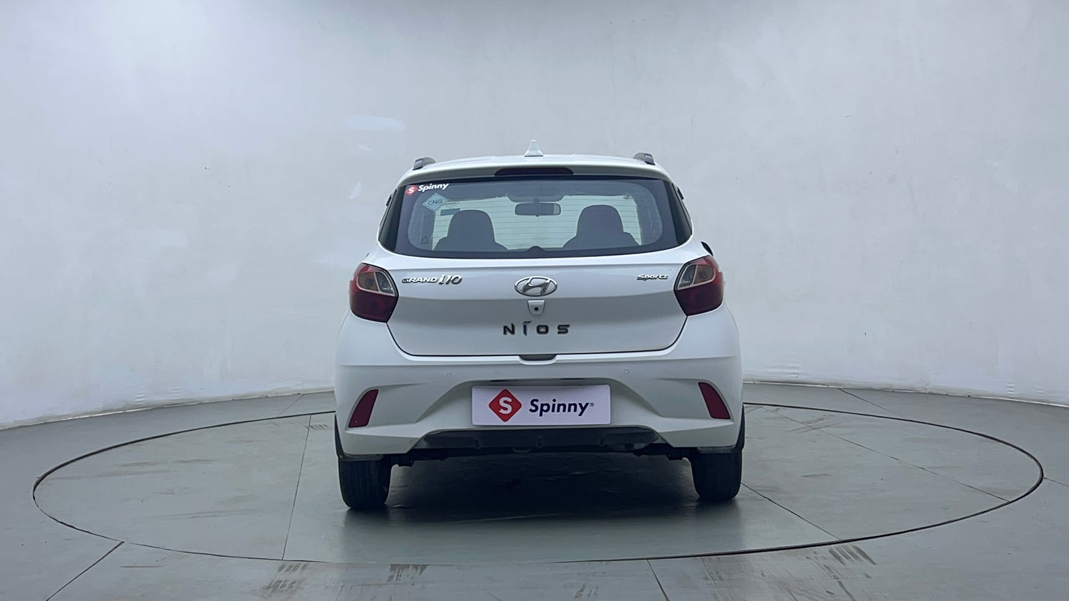 Used 2021 Hyundai Grand i10 Nios Sportz 1.2 Kappa VTVT CNG Cng Manual exterior BACK VIEW