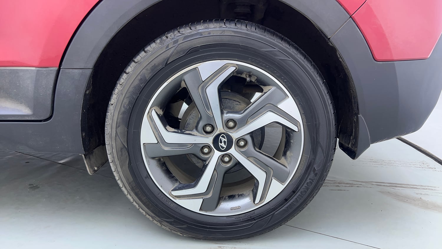 Used 2020 Hyundai Creta SX 1.6 AT Petrol Petrol Automatic tyres LEFT REAR TYRE RIM VIEW