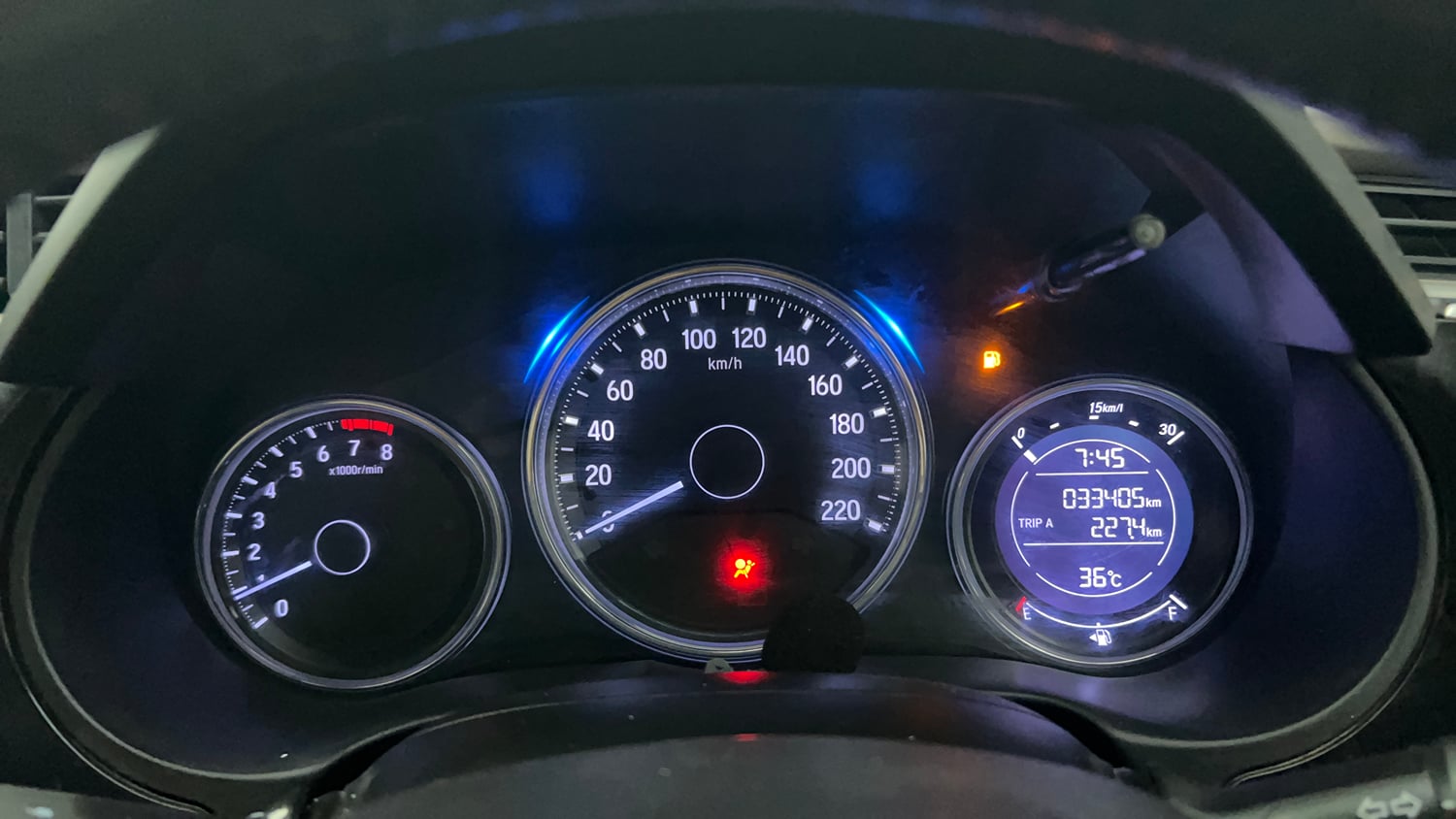 Used 2019 Honda City VX Petrol Petrol Manual interior CLUSTERMETER VIEW
