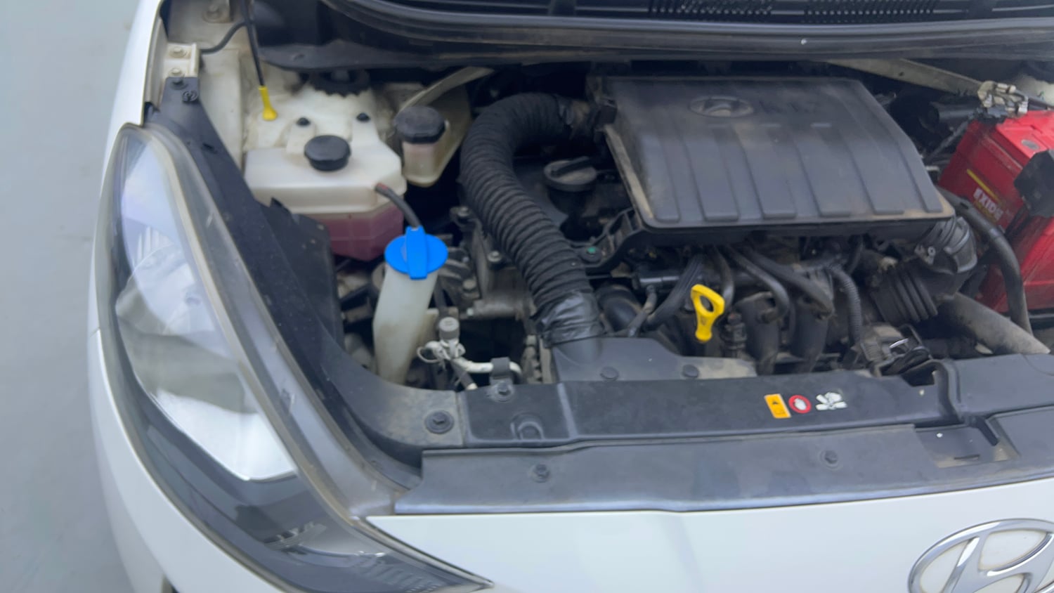 Used 2021 Hyundai Grand i10 Nios Sportz 1.2 Kappa VTVT CNG Cng Manual engine ENGINE RIGHT SIDE VIEW