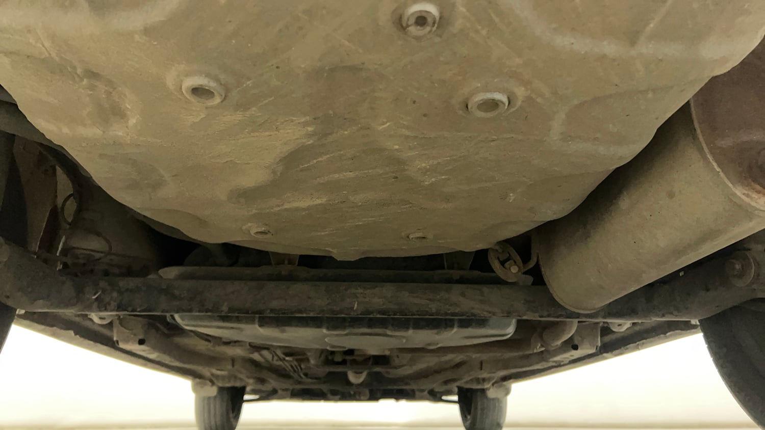 Used 2018 Tata Tigor Revotron XT Petrol Manual extra REAR UNDERBODY VIEW (TAKEN FROM REAR)