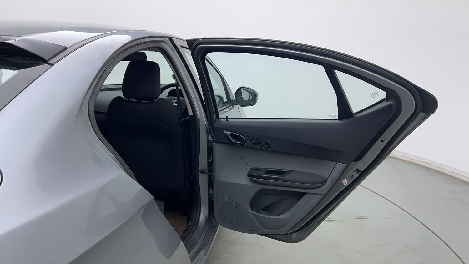 Used 2018 Tata Tigor Revotron XT Petrol Manual interior RIGHT REAR DOOR OPEN VIEW