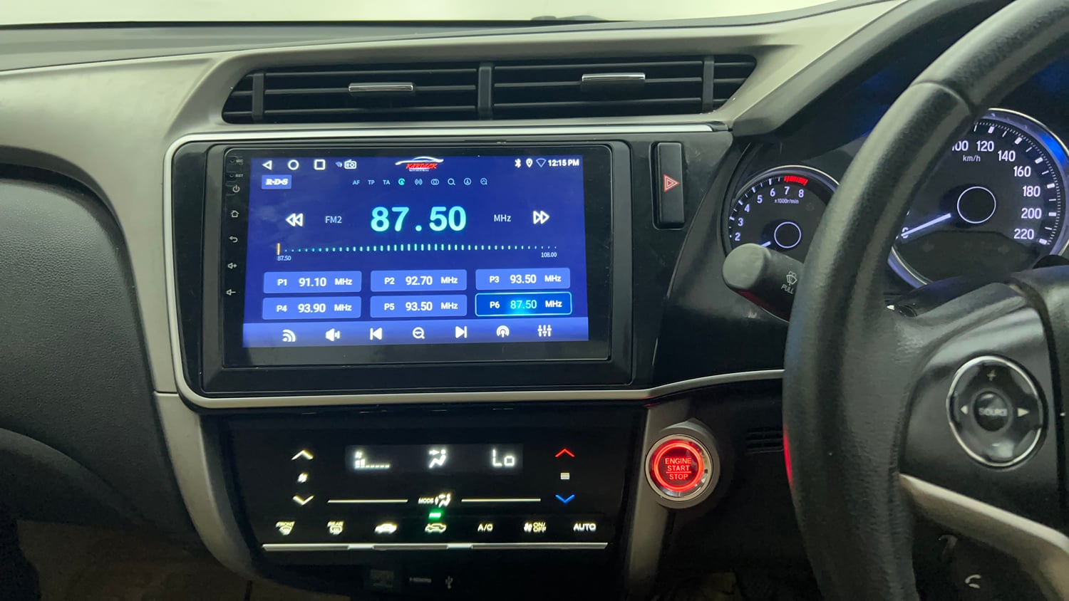 Used 2019 Honda City VX Petrol Petrol Manual interior MUSIC SYSTEM & AC CONTROL VIEW