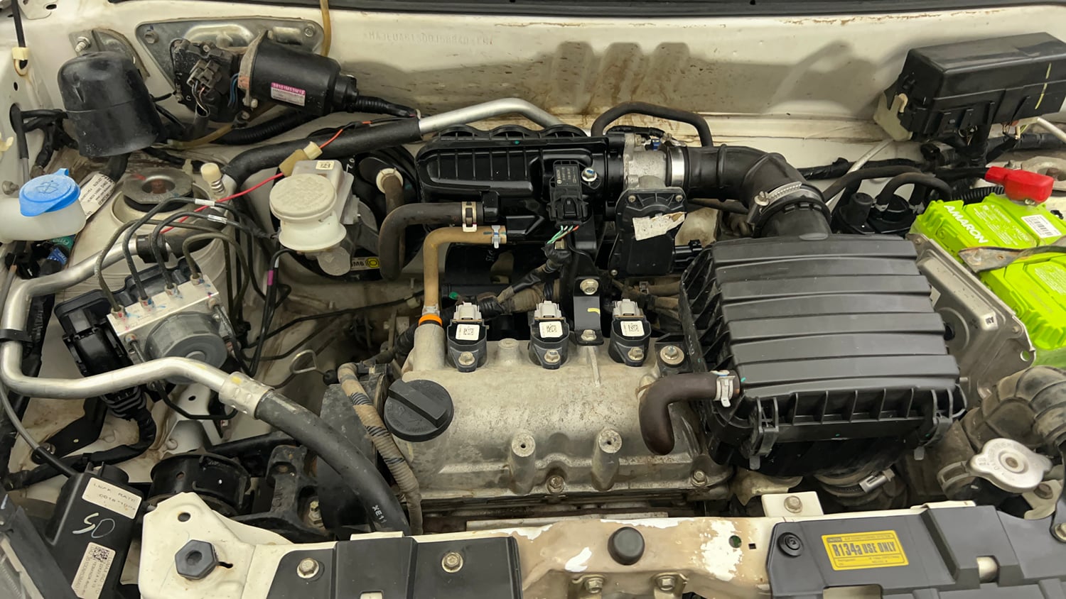 Used 2021 Maruti Suzuki Alto 800 LXi Petrol Manual engine ENGINE RIGHT SIDE VIEW