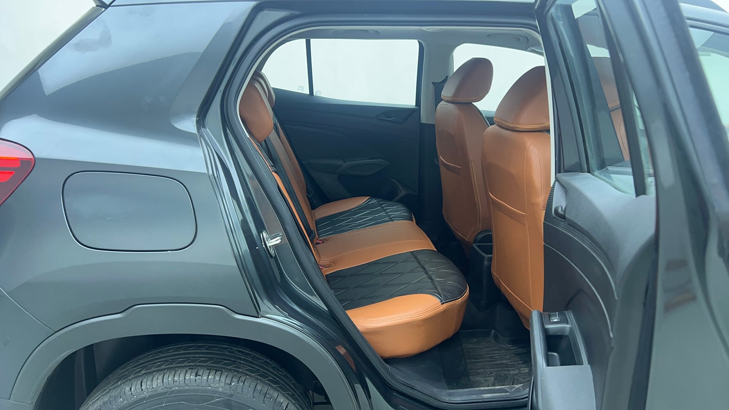 Used 2026 Skoda Kylaq Classic+ 1.0 TSI MT Petrol Manual interior RIGHT SIDE REAR DOOR CABIN VIEW