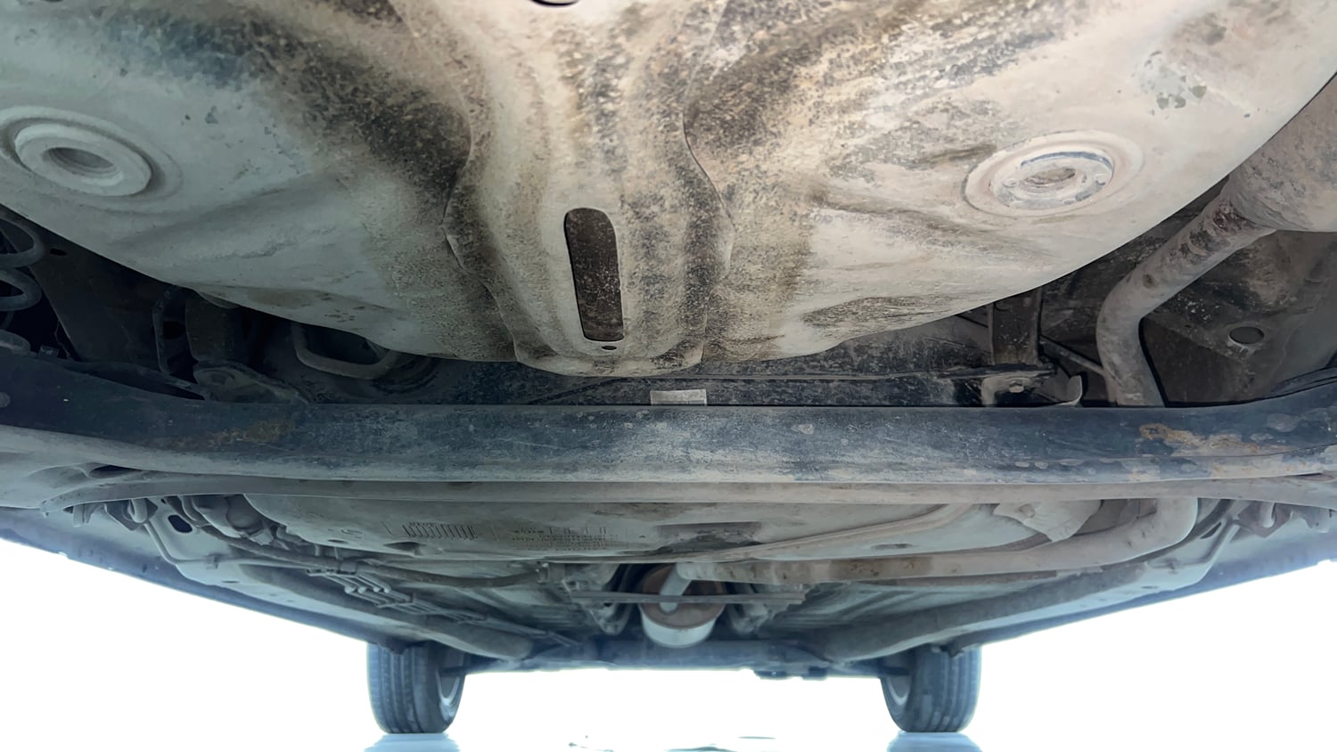 Used 2016 Maruti Suzuki Baleno Zeta 1.2 Petrol Manual extra REAR UNDERBODY VIEW (TAKEN FROM REAR)