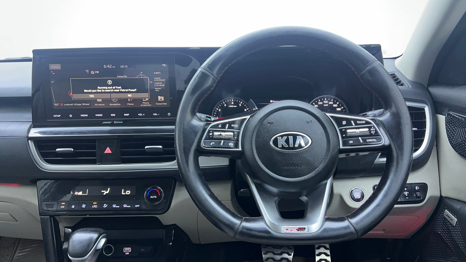 Used 2020 kia Seltos GTX Plus DCT 1.4 Petrol Automatic interior STEERING VIEW