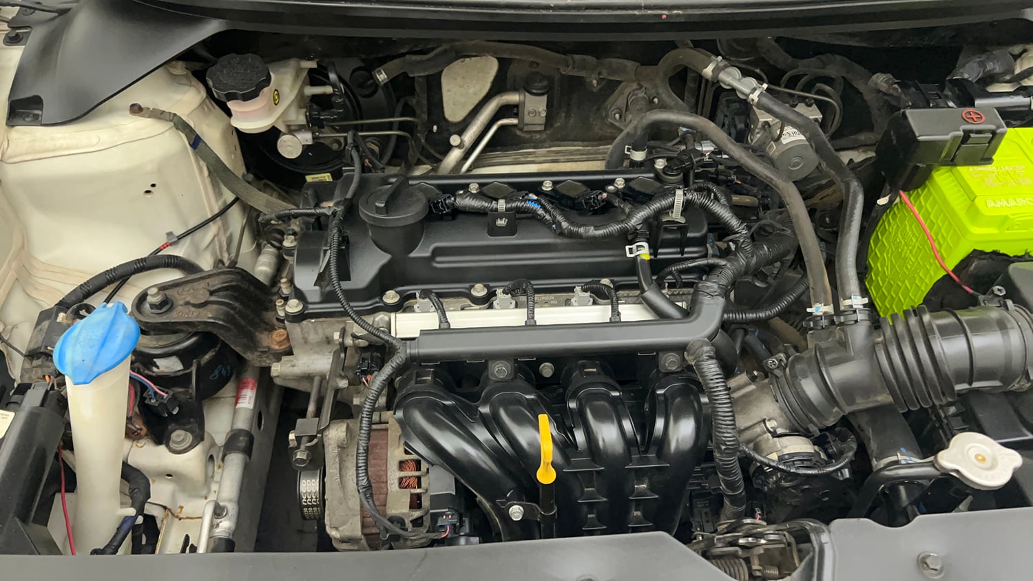 Used 2019 Hyundai Elite i20 Sportz Plus 1.2 CVT Petrol Automatic engine ENGINE RIGHT SIDE VIEW