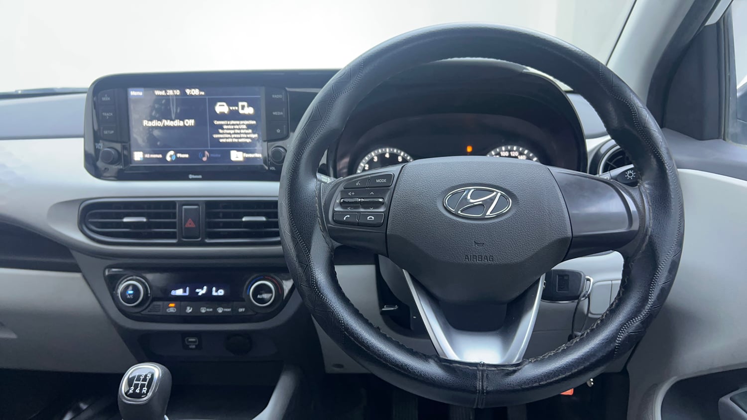 Used 2021 Hyundai Grand i10 Nios Sportz 1.2 Kappa VTVT CNG Cng Manual interior STEERING VIEW