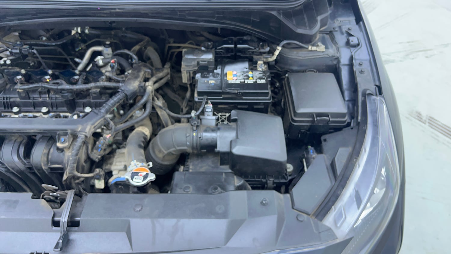 Used 2024 Hyundai New i20 Sportz 1.2 MT Petrol Manual engine ENGINE LEFT SIDE VIEW
