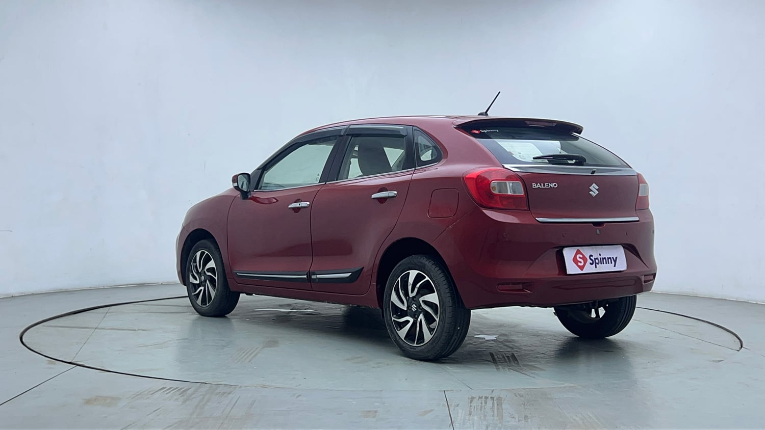 Used 2021 Maruti Suzuki Baleno Zeta Petrol Manual exterior LEFT REAR CORNER VIEW