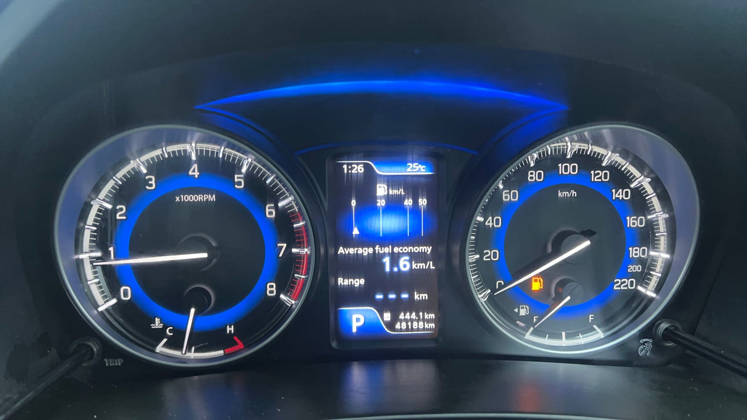 Used 2021 Maruti Suzuki Baleno Zeta Automatic Petrol Automatic interior CLUSTERMETER VIEW