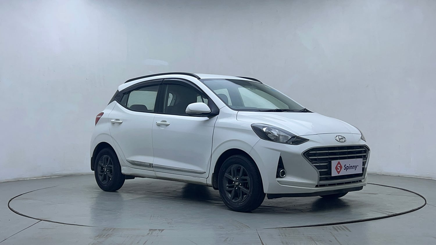 Used 2021 Hyundai Grand i10 Nios Sportz 1.2 Kappa VTVT CNG Cng Manual exterior RIGHT FRONT CORNER VIEW