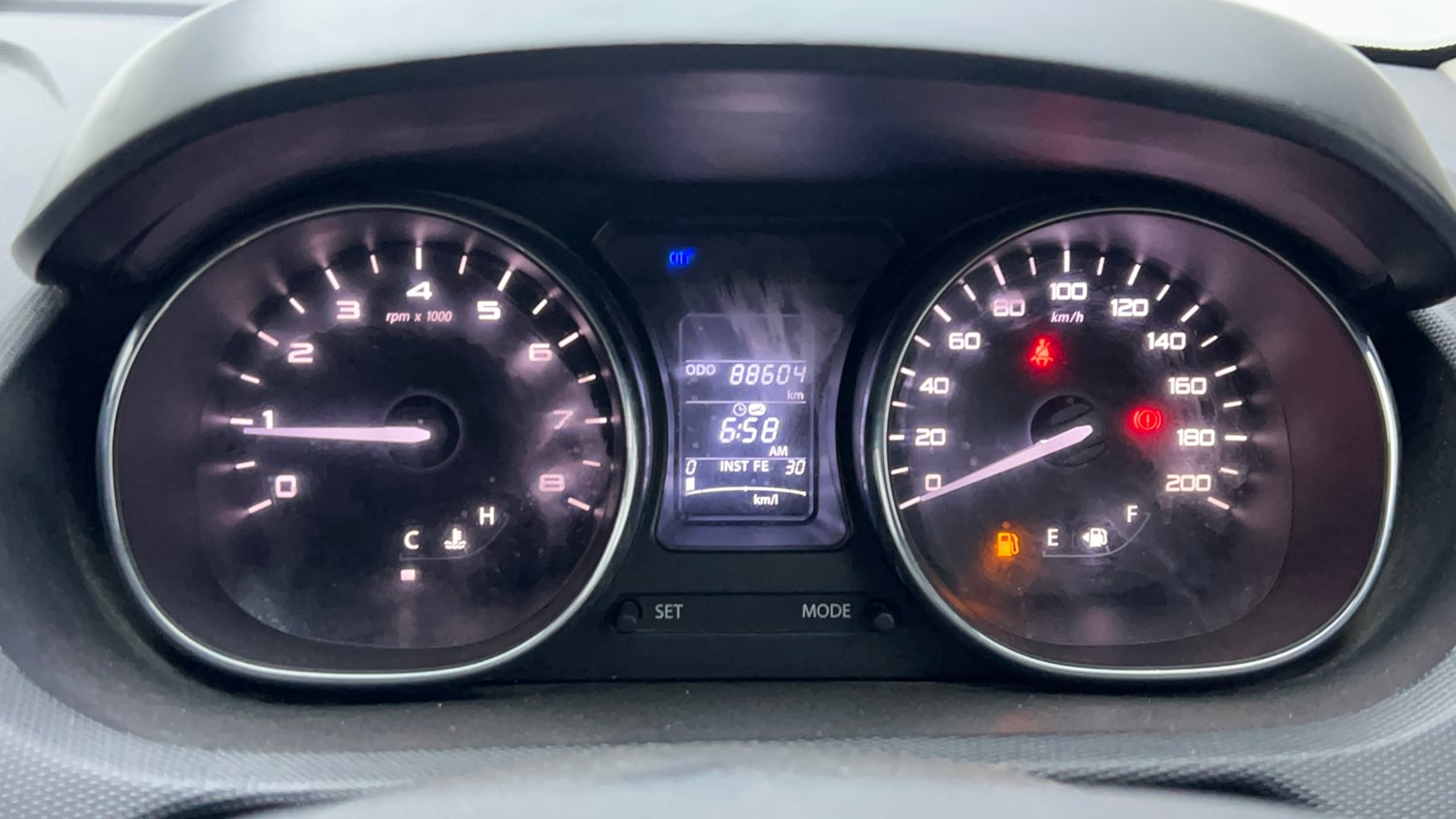 Used 2018 Tata Tigor Revotron XT Petrol Manual interior CLUSTERMETER VIEW