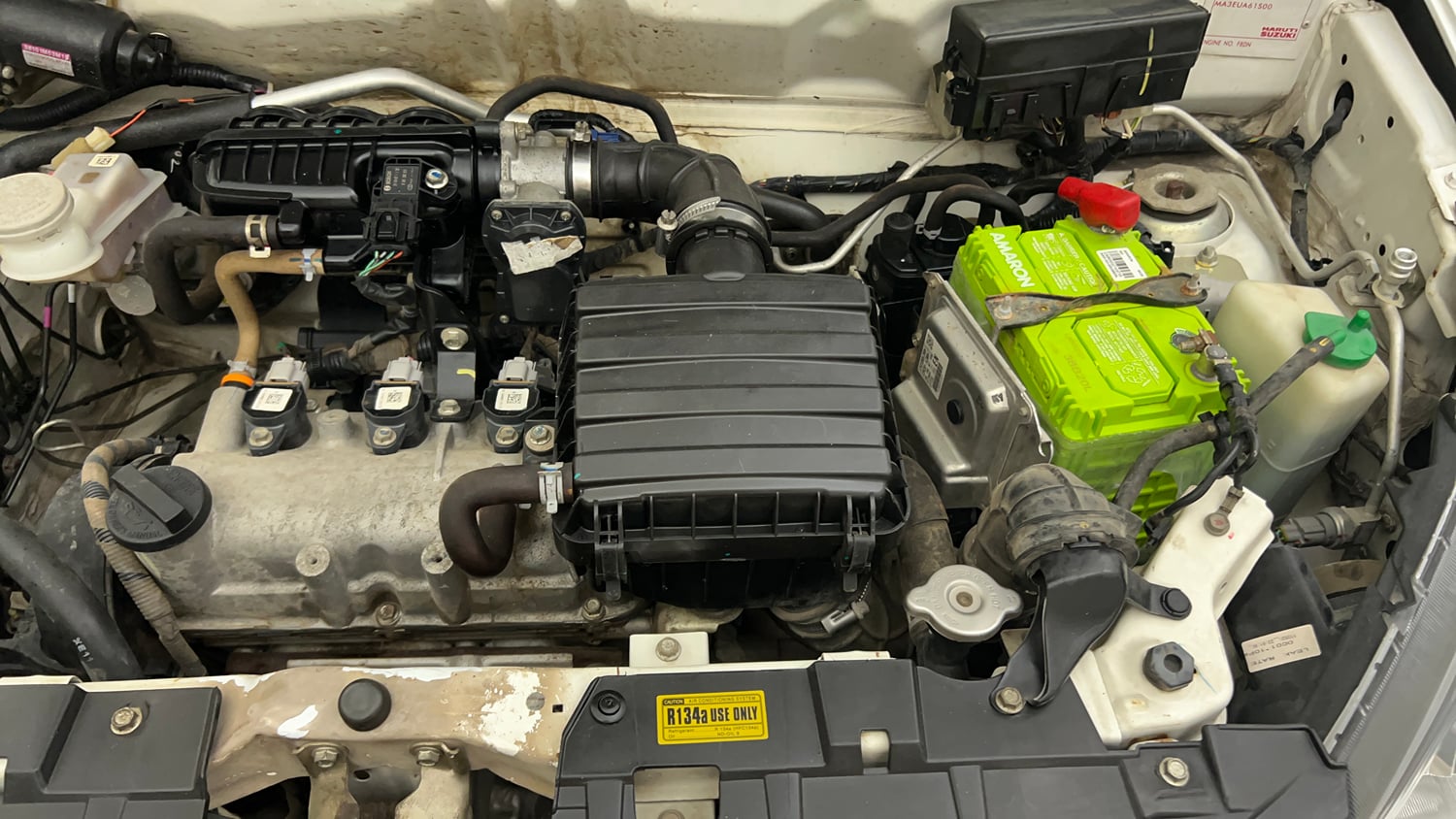 Used 2021 Maruti Suzuki Alto 800 LXi Petrol Manual engine ENGINE LEFT SIDE VIEW