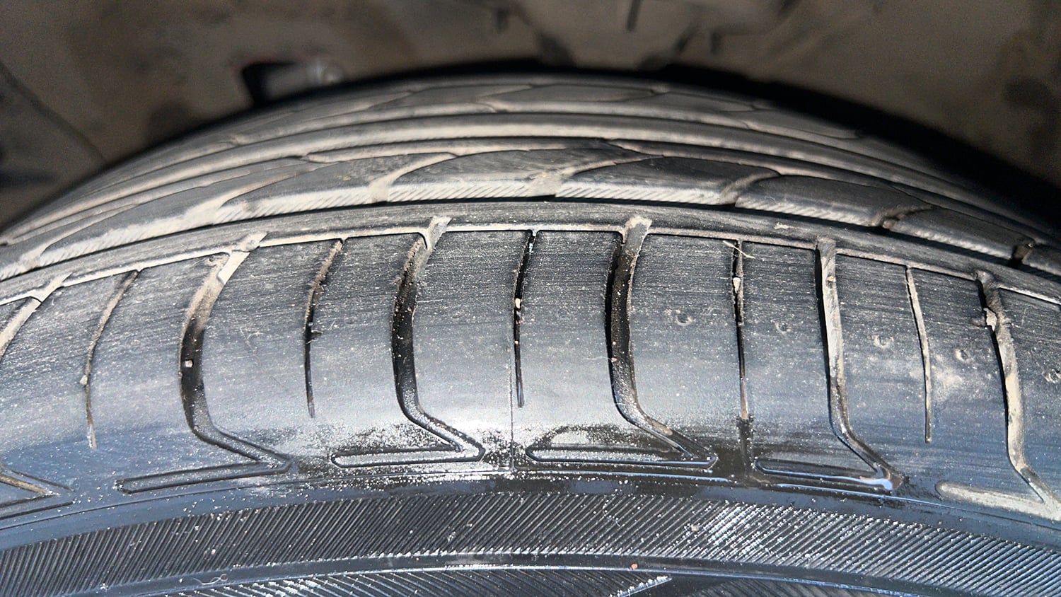 Used 2020 Hyundai Creta SX 1.6 AT Petrol Petrol Automatic tyres LEFT FRONT TYRE TREAD VIEW