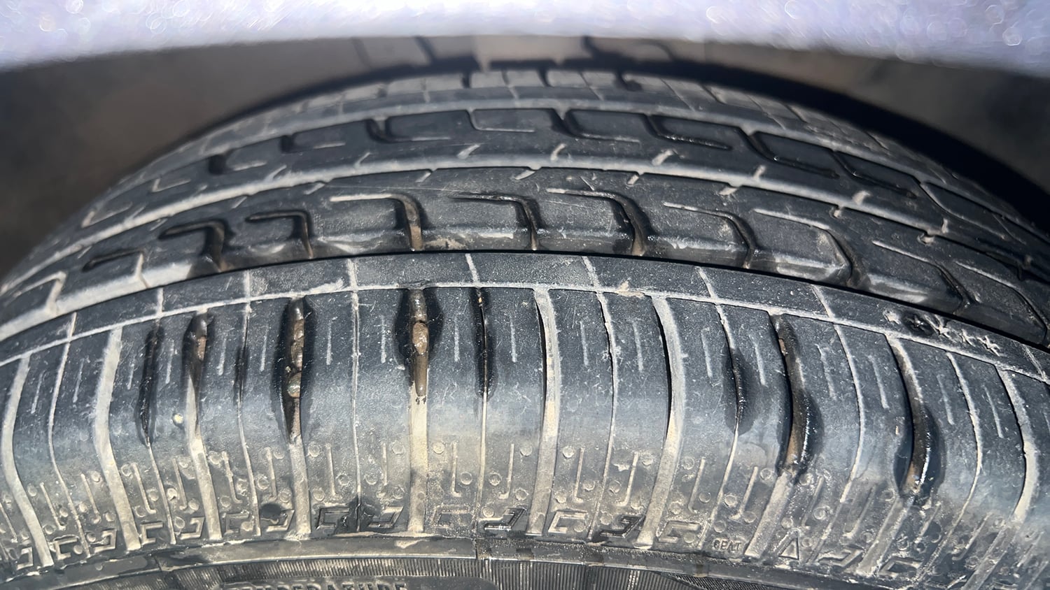 Used 2019 Hyundai Elite i20 Sportz Plus 1.2 Petrol Manual tyres RIGHT FRONT TYRE TREAD VIEW
