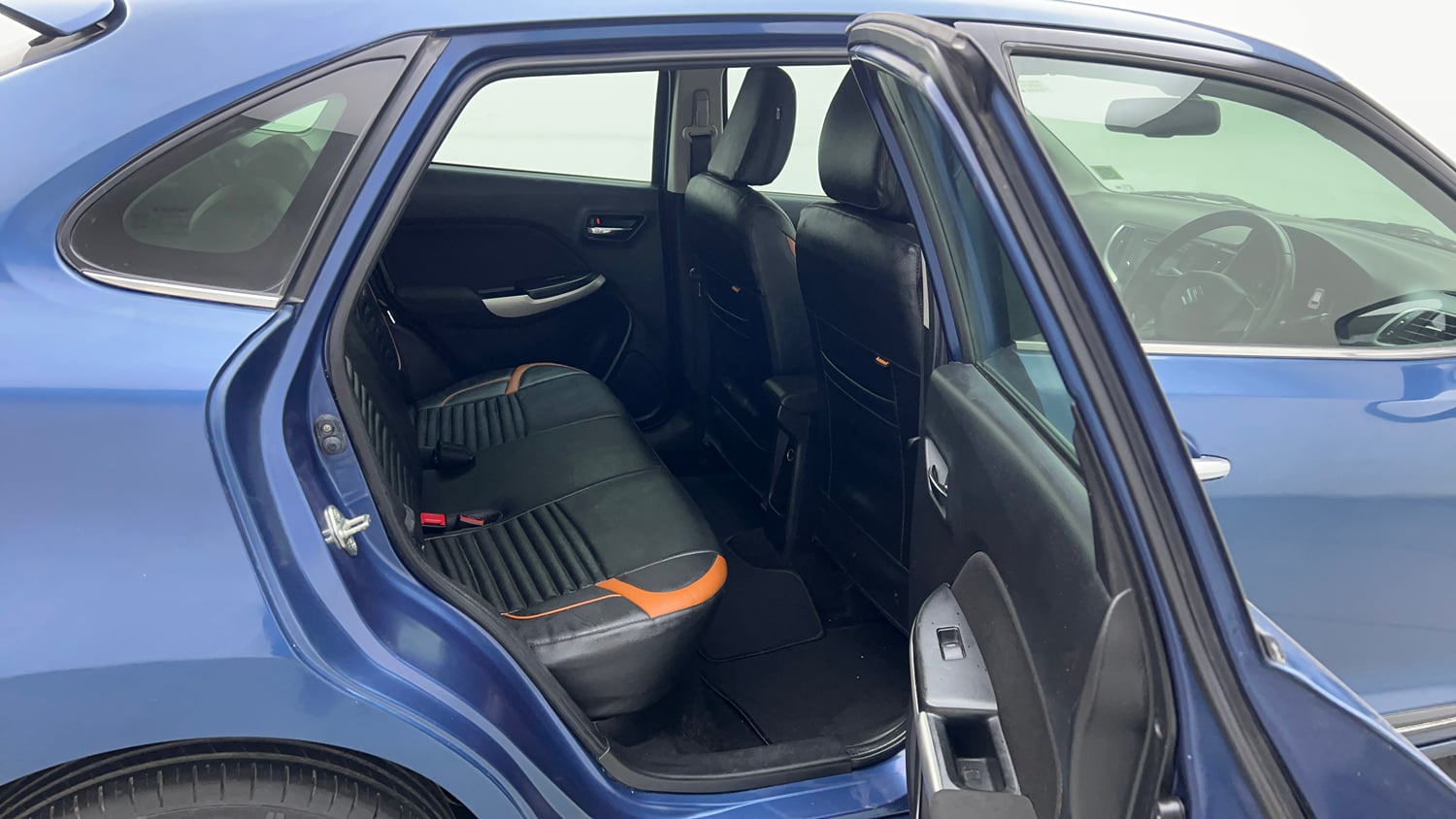 Used 2016 Maruti Suzuki Baleno Zeta 1.2 Petrol Manual interior RIGHT SIDE REAR DOOR CABIN VIEW