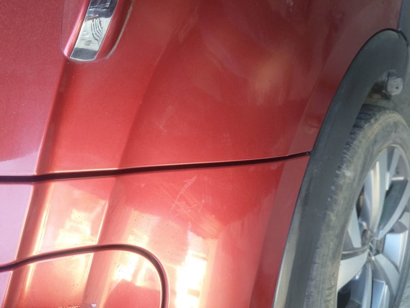 Used 2021 Volkswagen Taigun Topline 1.0 TSI AT Petrol Automatic dents MINOR SCRATCH
