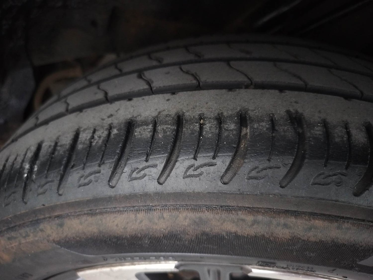 Used 2023 Honda City ZX Petrol CVT Petrol Automatic tyres LEFT REAR TYRE TREAD VIEW