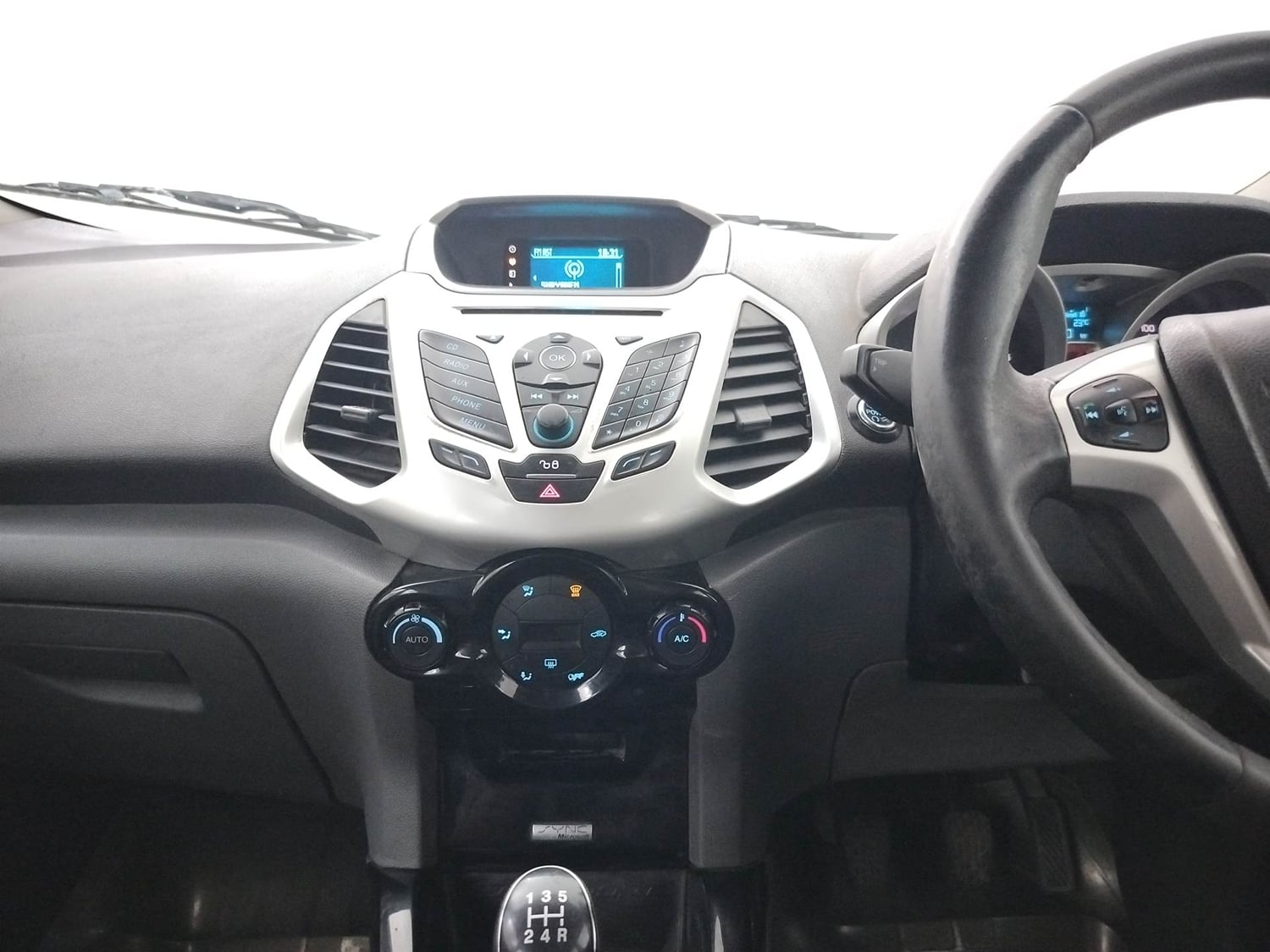 Used 2013 Ford EcoSport Titanium 1.0 Ecoboost (Opt) Petrol Manual interior MUSIC SYSTEM & AC CONTROL VIEW