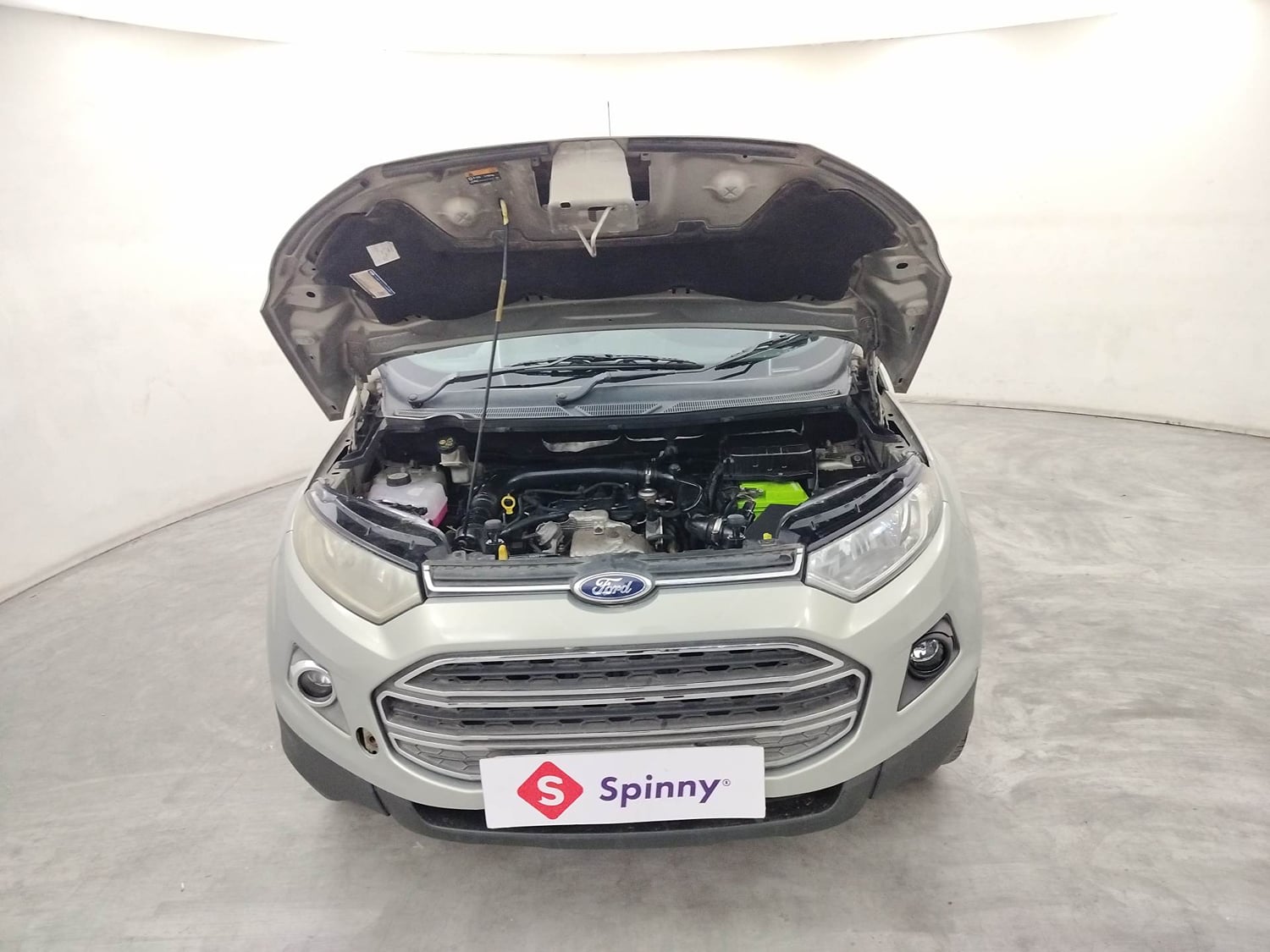 Used 2013 Ford EcoSport Titanium 1.0 Ecoboost (Opt) Petrol Manual engine ENGINE & BONNET OPEN FRONT VIEW