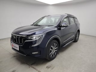 Used 2023 Mahindra XUV700 AX 7 Petrol AT 7 STR Petrol Automatic exterior LEFT FRONT CORNER VIEW