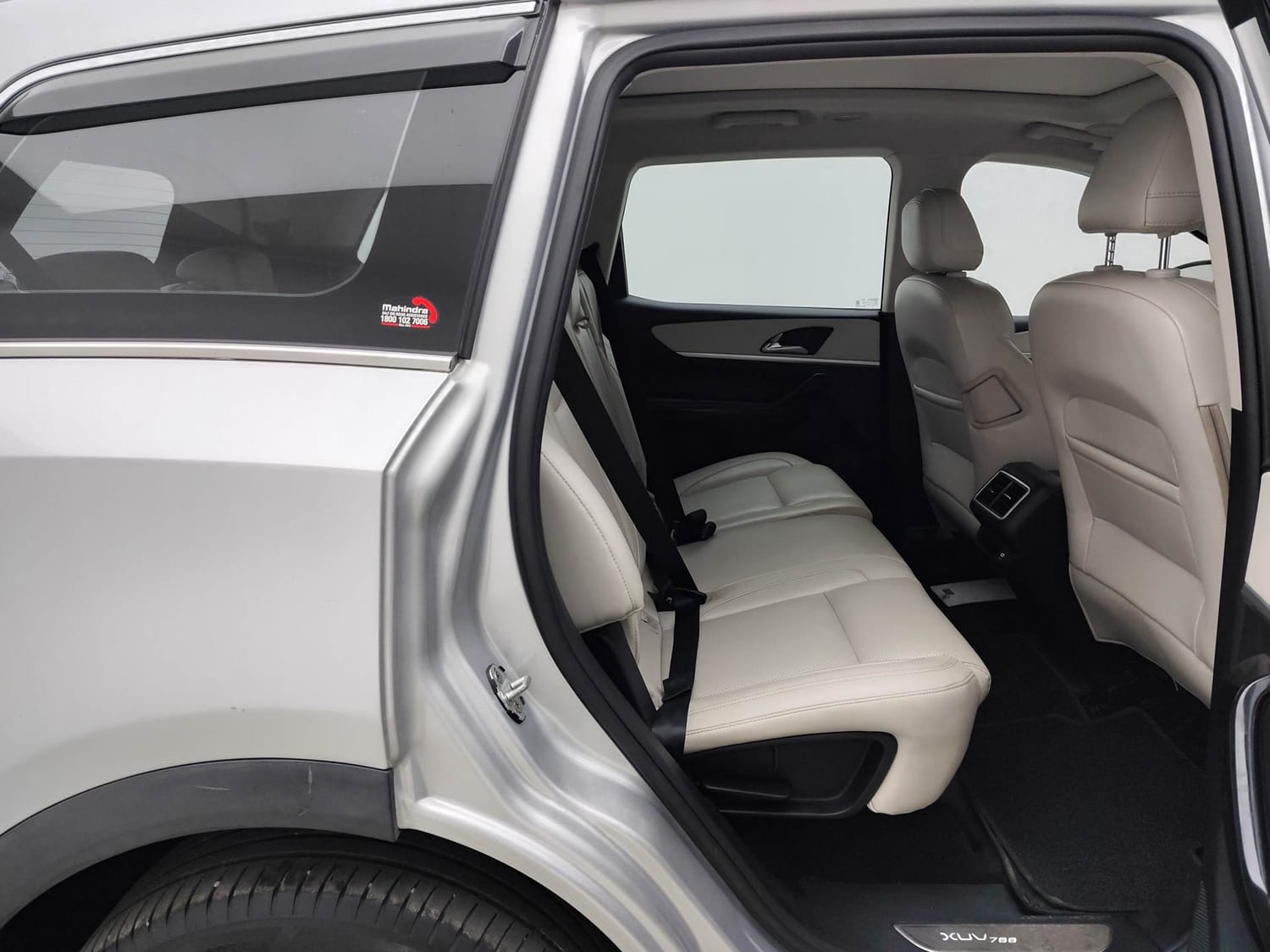 Used 2023 Mahindra XUV700 AX 7 Luxury Pack Petrol AT 7 STR Petrol Automatic interior RIGHT SIDE REAR DOOR CABIN VIEW