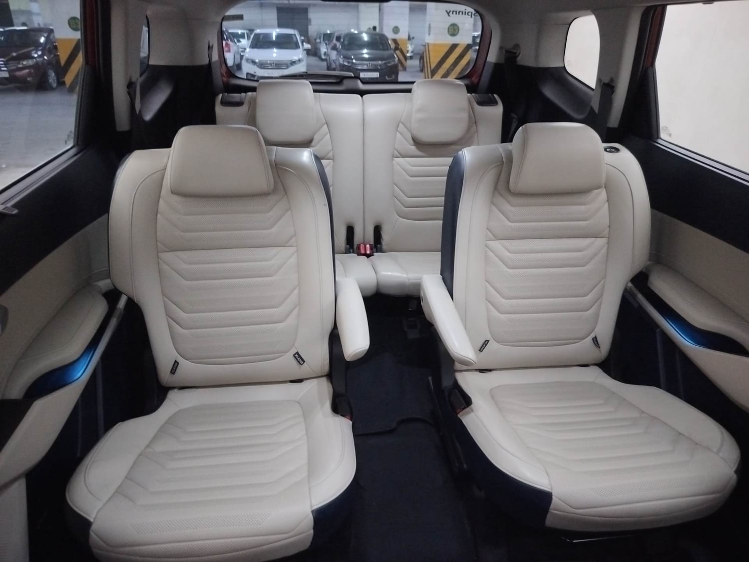 Used 2022 Kia Carens Luxury Plus 1.5 Diesel AT 6 STR Diesel Automatic interior REAR SEAT CONDITION VIEW