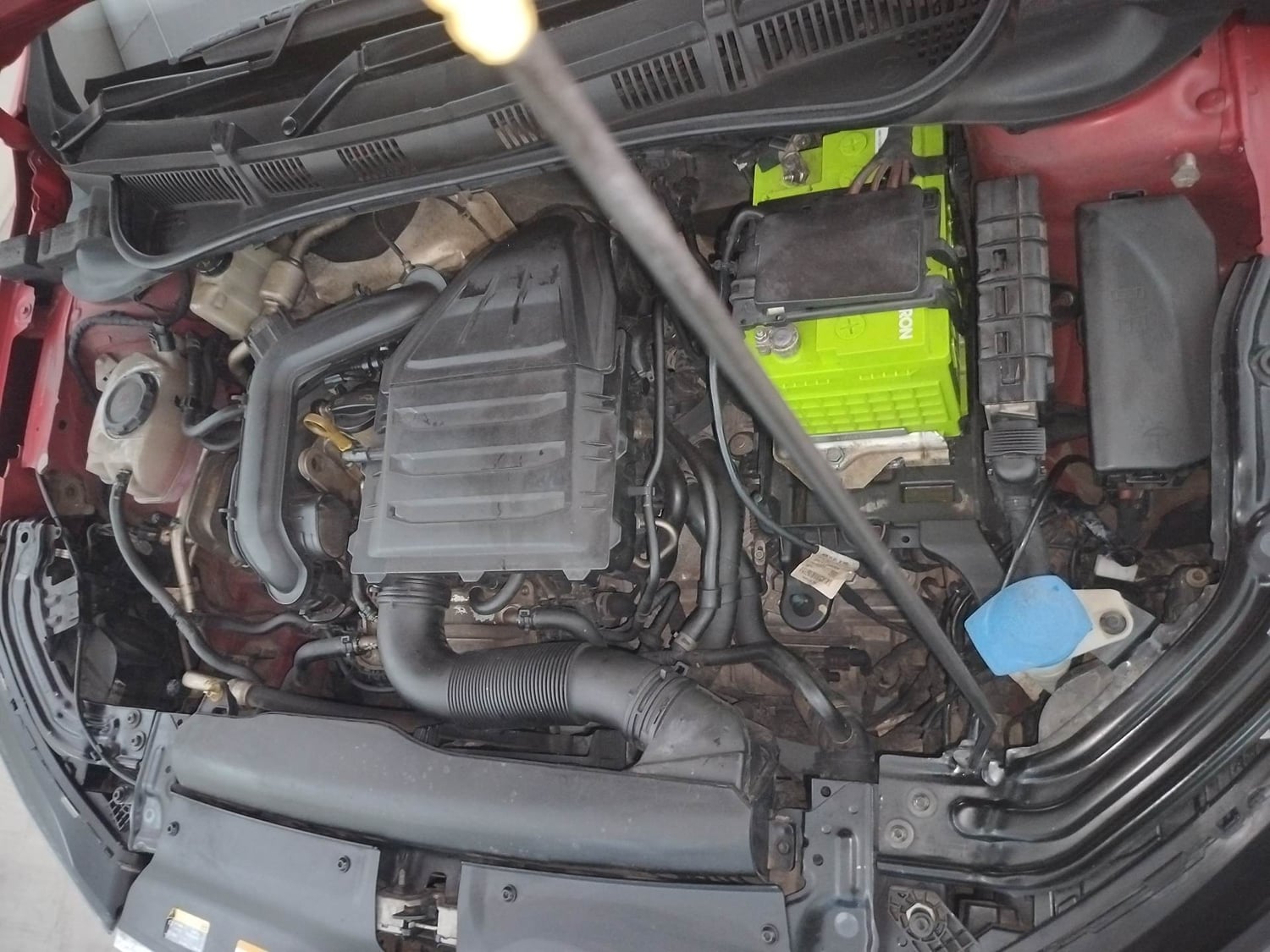 Used 2022 Skoda Slavia Ambition 1.0L TSI AT Petrol Automatic engine ENGINE LEFT SIDE VIEW