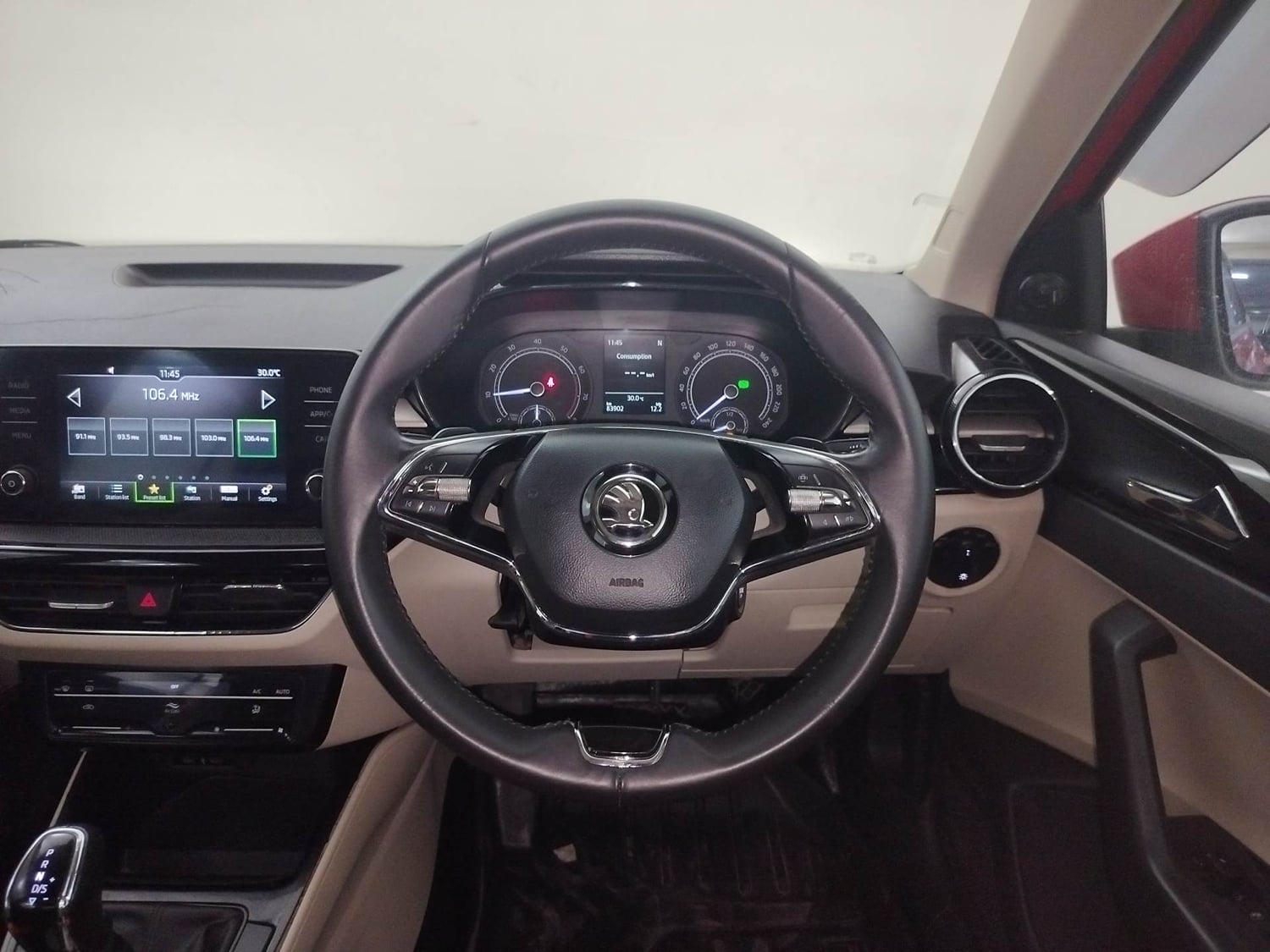 Used 2022 Skoda Slavia Ambition 1.0L TSI AT Petrol Automatic interior STEERING VIEW