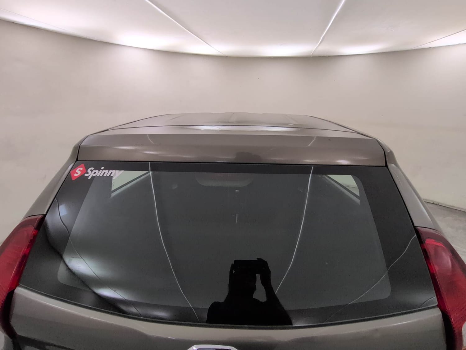 Used 2018 Datsun Redi-GO D Petrol Manual exterior BACK WINDSHIELD VIEW
