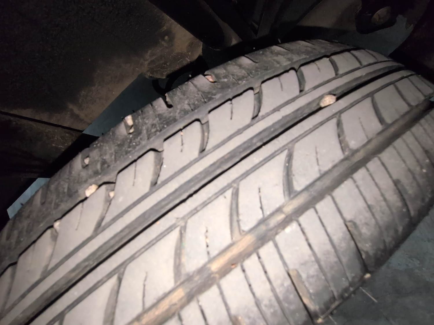 Used 2018 Datsun Redi-GO D Petrol Manual tyres RIGHT REAR TYRE TREAD VIEW