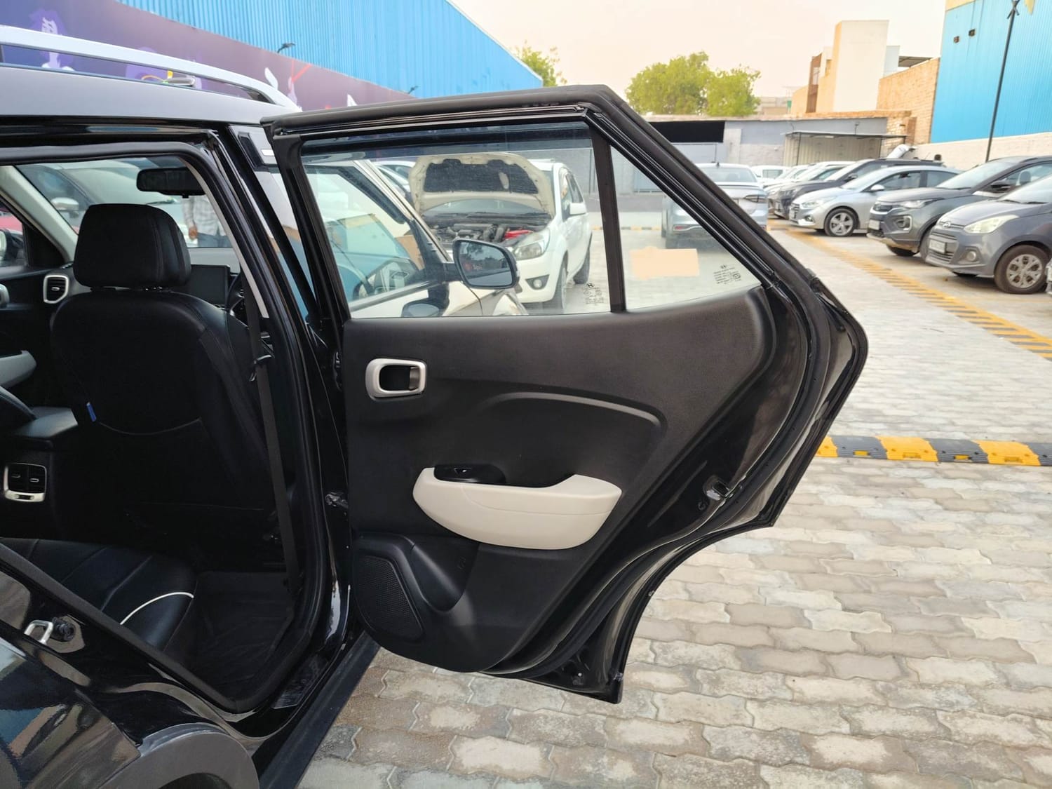 Used 2024 Hyundai Venue SX 1.2 Petrol Petrol Manual interior RIGHT REAR DOOR OPEN VIEW