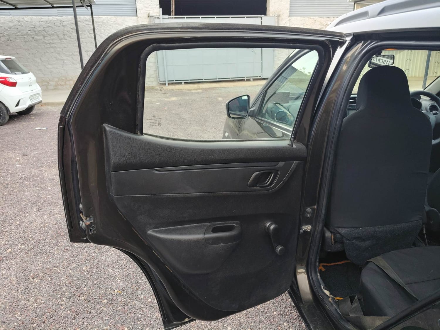 Used 2017 Renault Kwid 1.0 RXT Petrol Manual interior LEFT REAR DOOR OPEN VIEW
