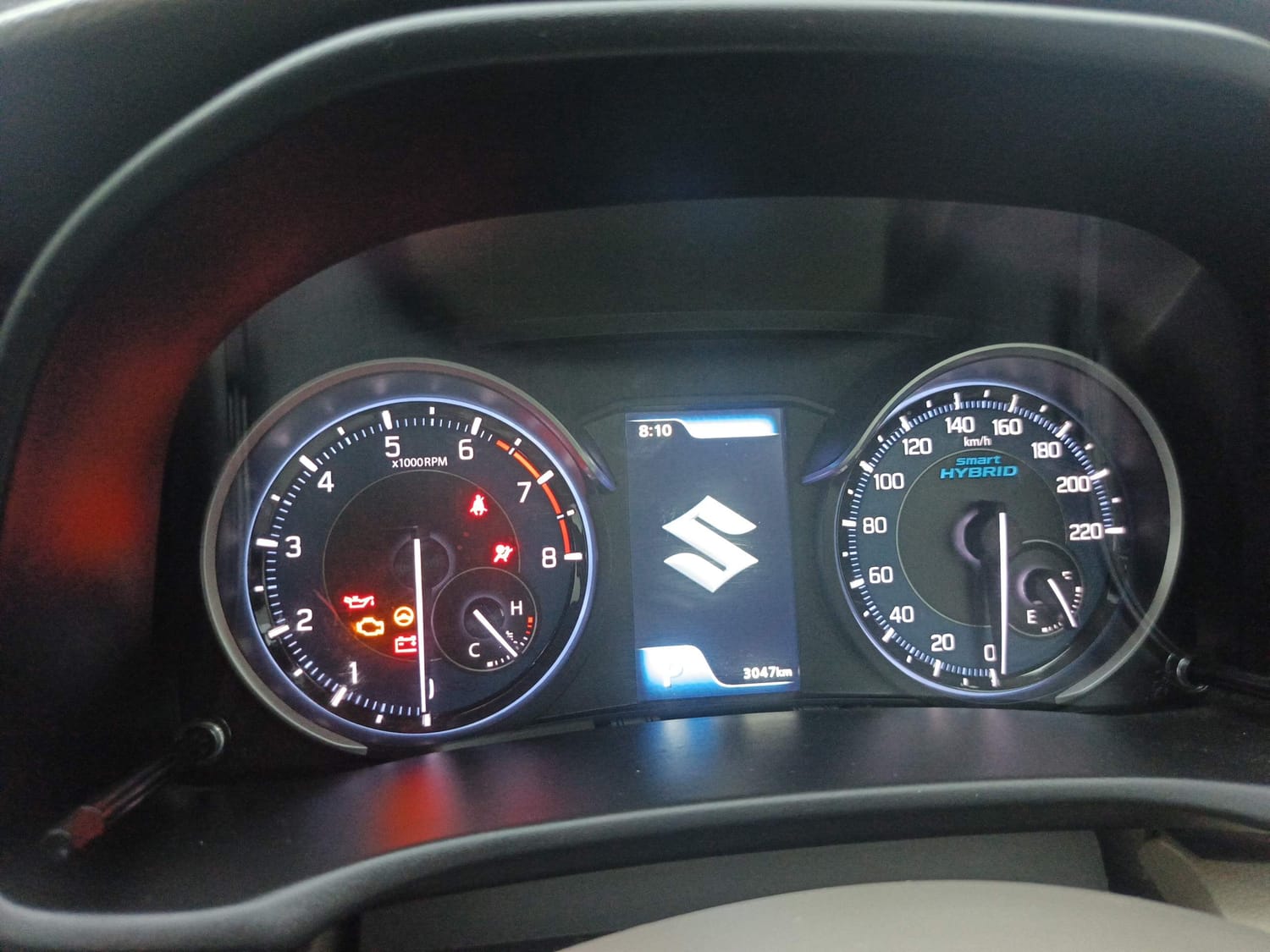 Used 2024 Maruti Suzuki Ertiga VXi AT Petrol Automatic interior CLUSTERMETER VIEW