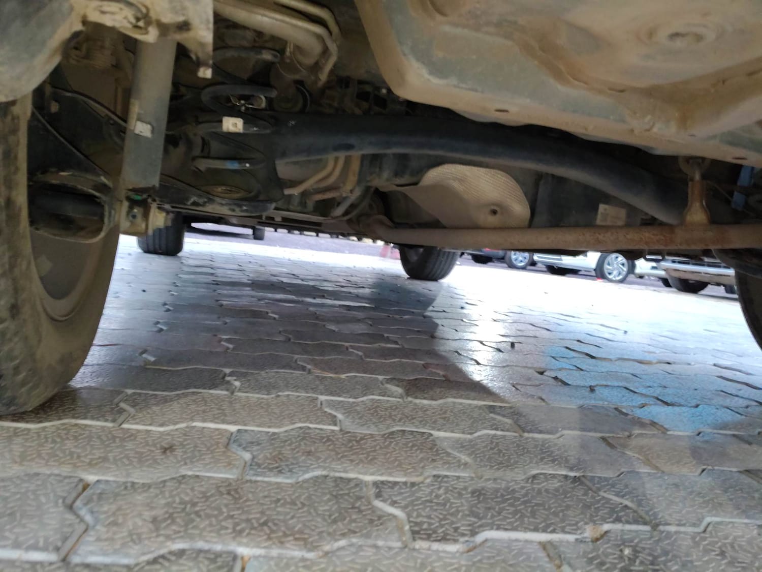 Used 2023 Maruti Suzuki Grand Vitara Zeta Smart Hybrid Petrol Manual extra REAR UNDERBODY VIEW (TAKEN FROM REAR)