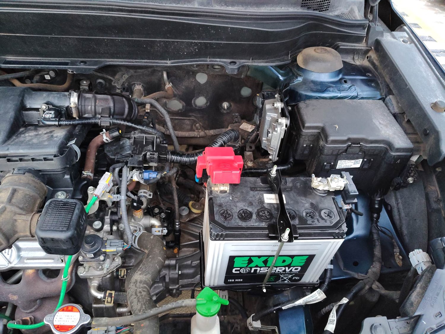 Used 2023 Maruti Suzuki Grand Vitara Zeta Smart Hybrid Petrol Manual engine ENGINE LEFT SIDE VIEW