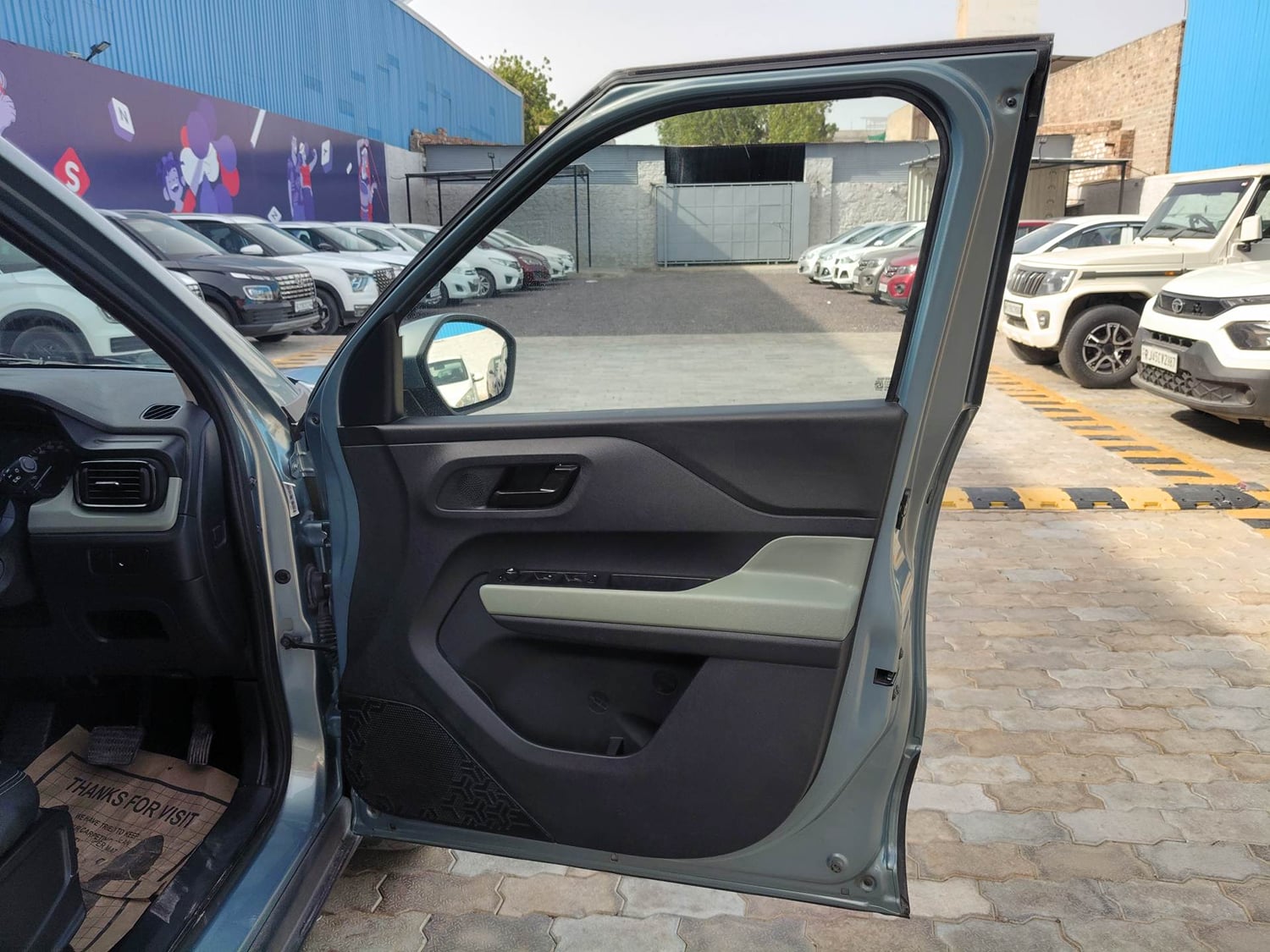 Used 2023 Tata Punch Adventure Rhythm Pack AMT Petrol Automatic interior RIGHT FRONT DOOR OPEN VIEW