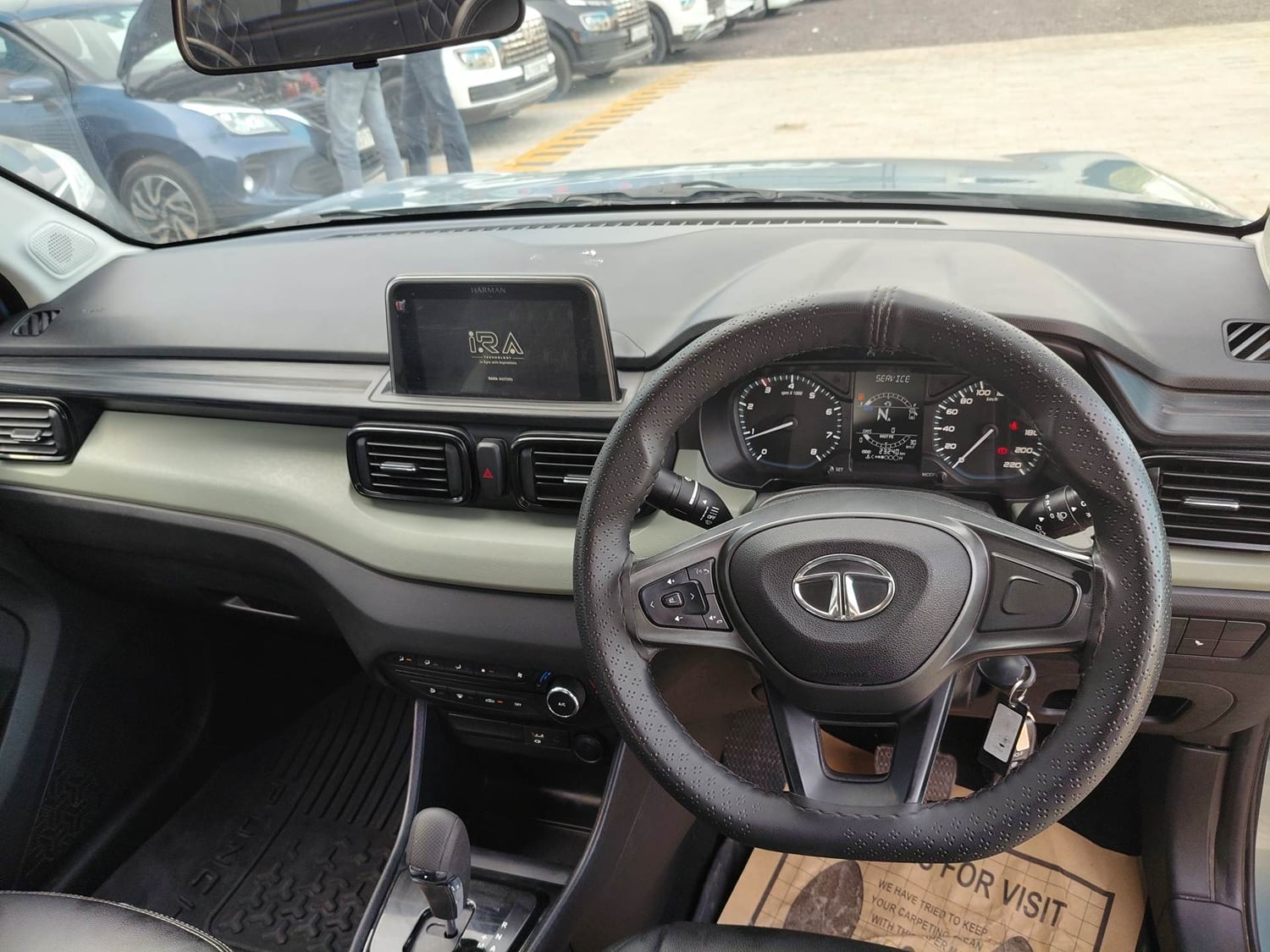 Used 2023 Tata Punch Adventure Rhythm Pack AMT Petrol Automatic interior DASHBOARD VIEW