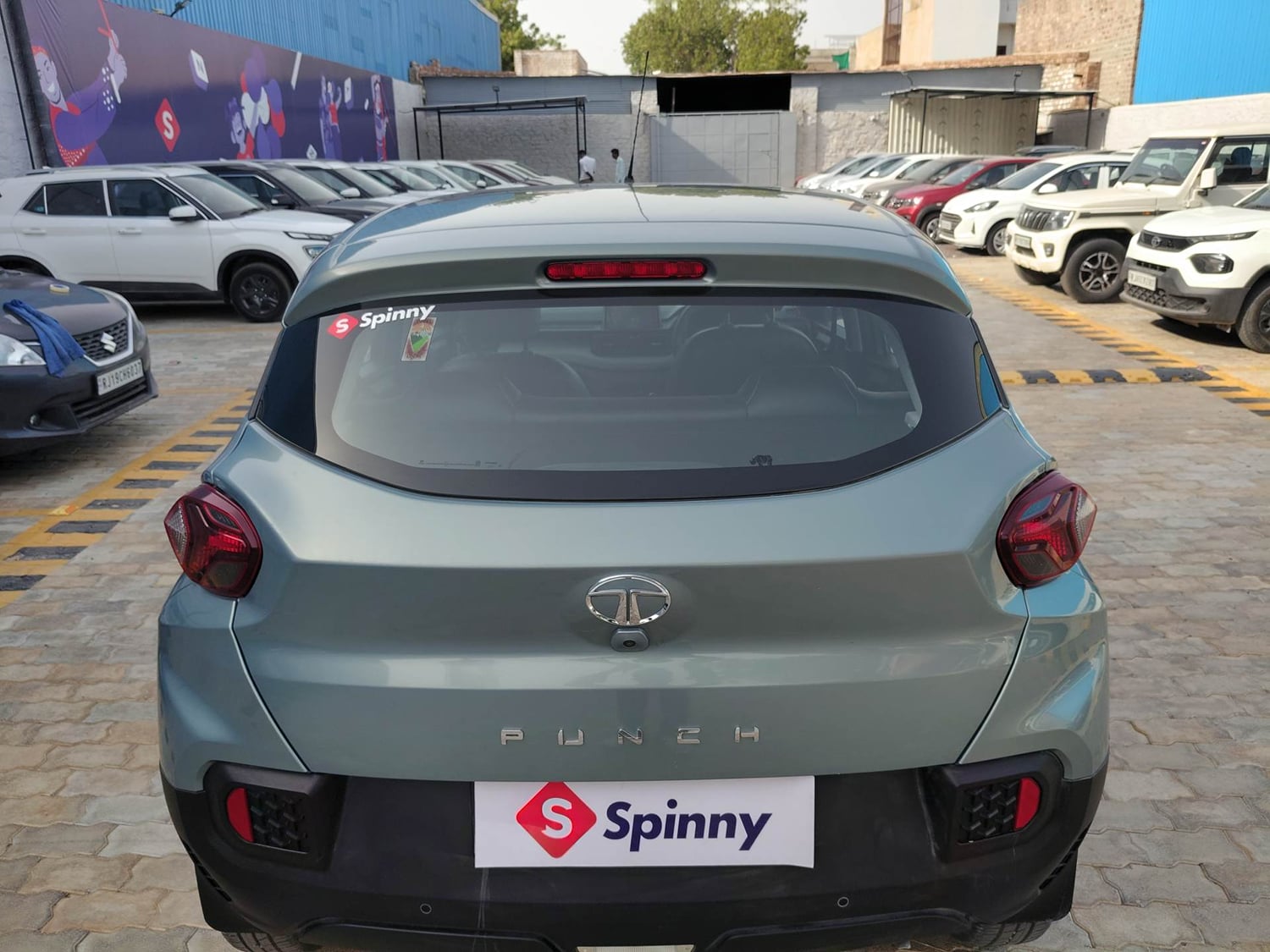 Used 2023 Tata Punch Adventure Rhythm Pack AMT Petrol Automatic exterior EXTERIOR ROOF VIEW