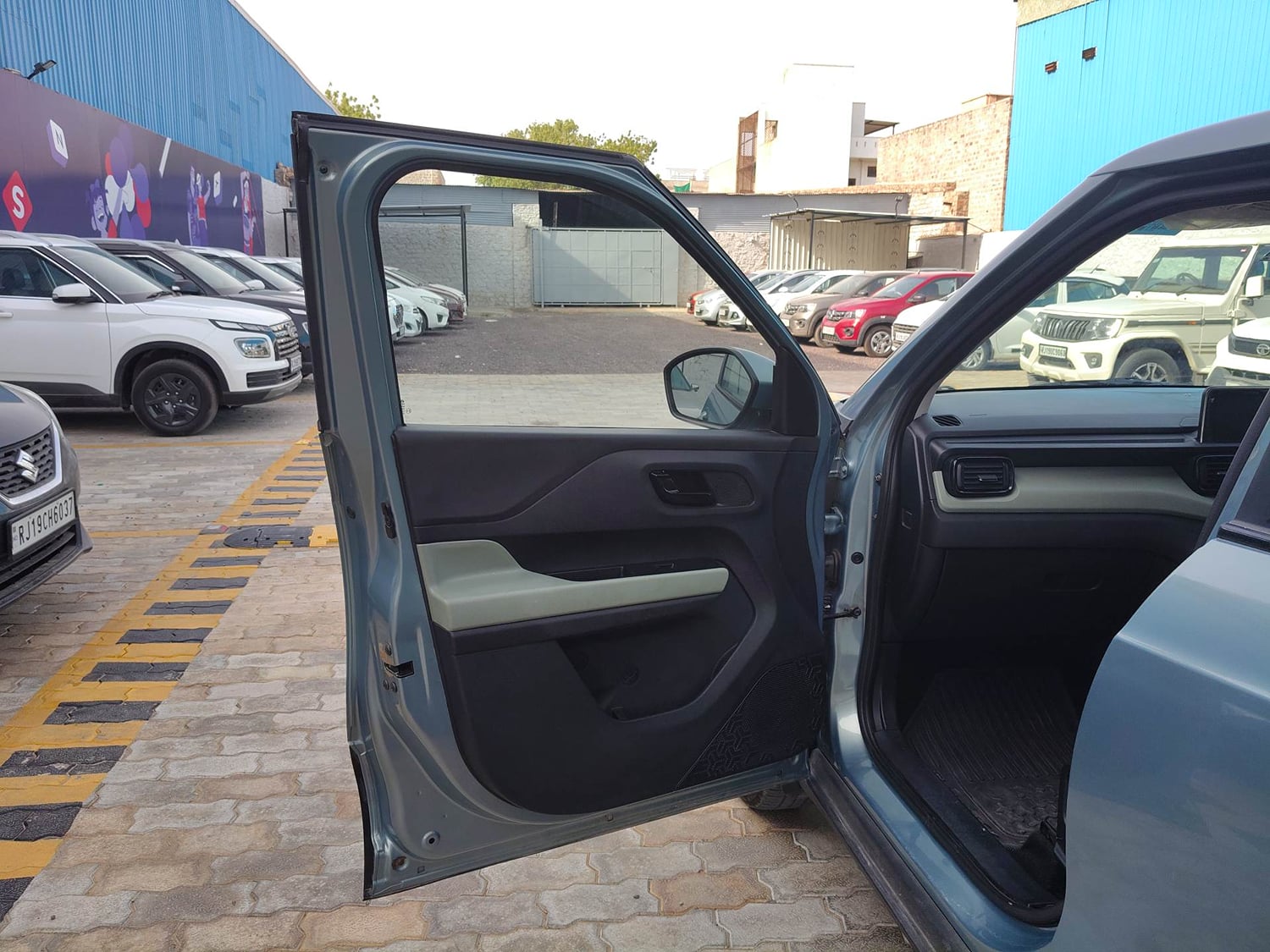 Used 2023 Tata Punch Adventure Rhythm Pack AMT Petrol Automatic interior LEFT FRONT DOOR OPEN VIEW