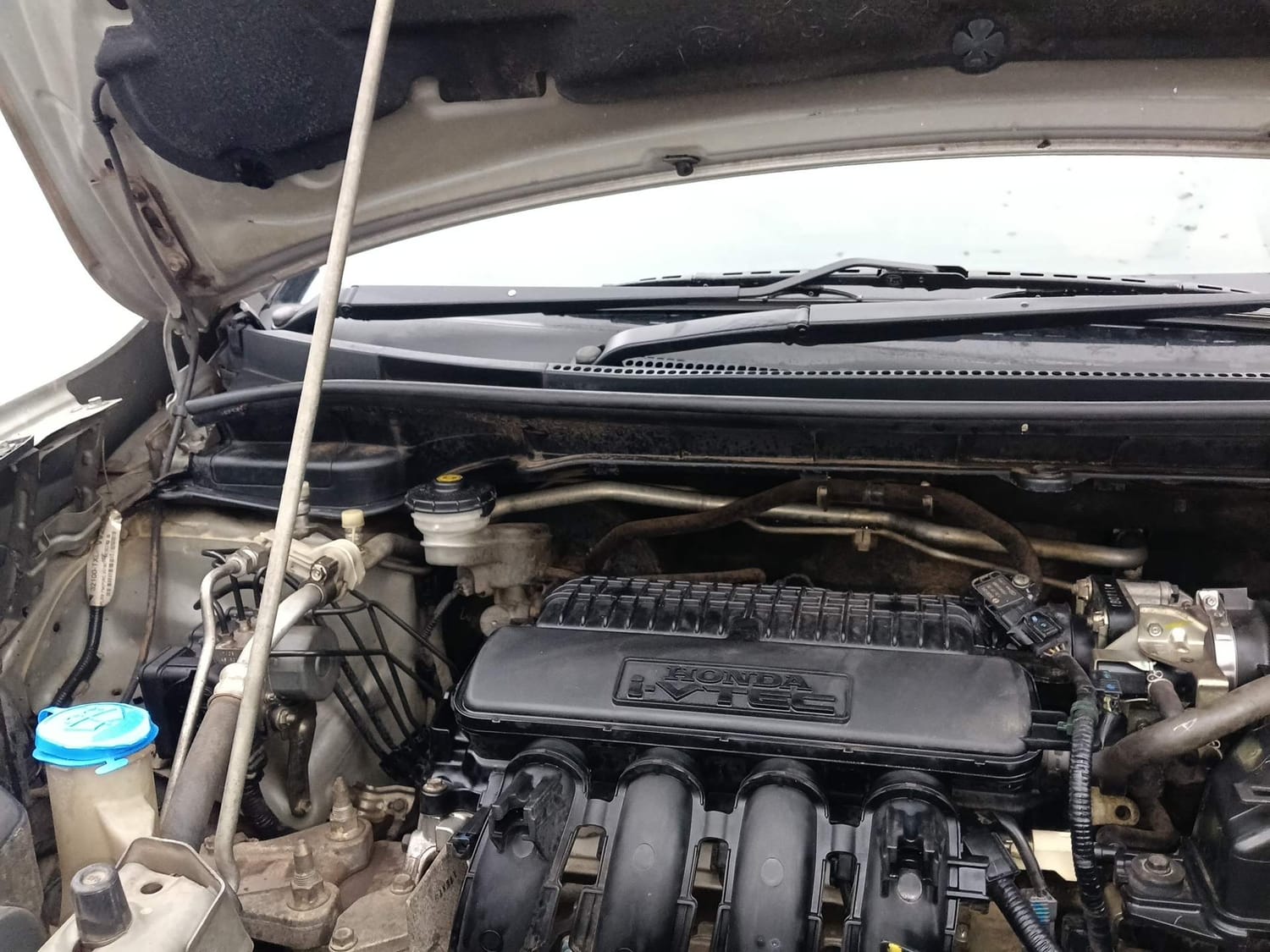 Used 2018 Honda WR-V VX MT Petrol Petrol Manual engine ENGINE RIGHT SIDE HINGE & APRON VIEW