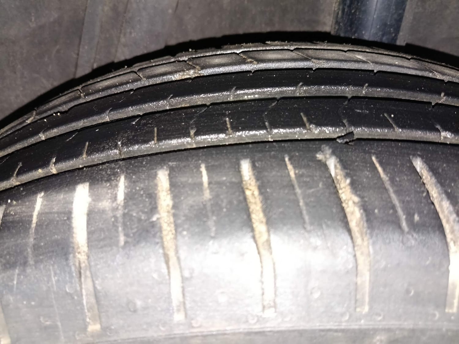 Used 2018 Honda WR-V VX MT Petrol Petrol Manual tyres LEFT REAR TYRE TREAD VIEW