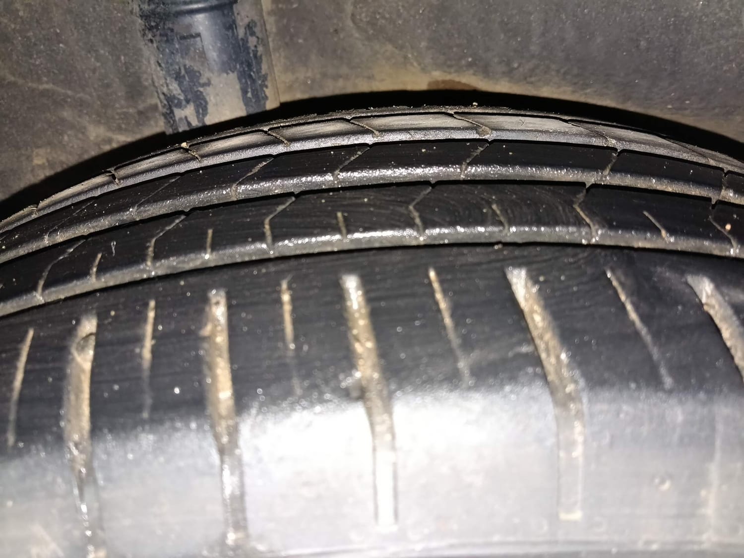 Used 2018 Honda WR-V VX MT Petrol Petrol Manual tyres RIGHT REAR TYRE TREAD VIEW