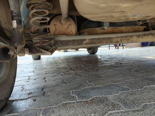 Used 2022 Renault Kwid CLIMBER 1.0 AMT (O) Petrol Automatic extra REAR UNDERBODY VIEW (TAKEN FROM REAR)