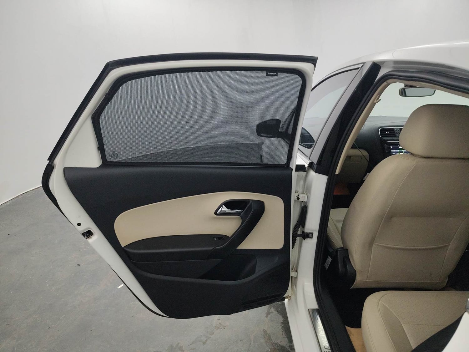 Used 2018 Skoda Rapid Style 1.6 MPI Petrol Manual interior LEFT REAR DOOR OPEN VIEW