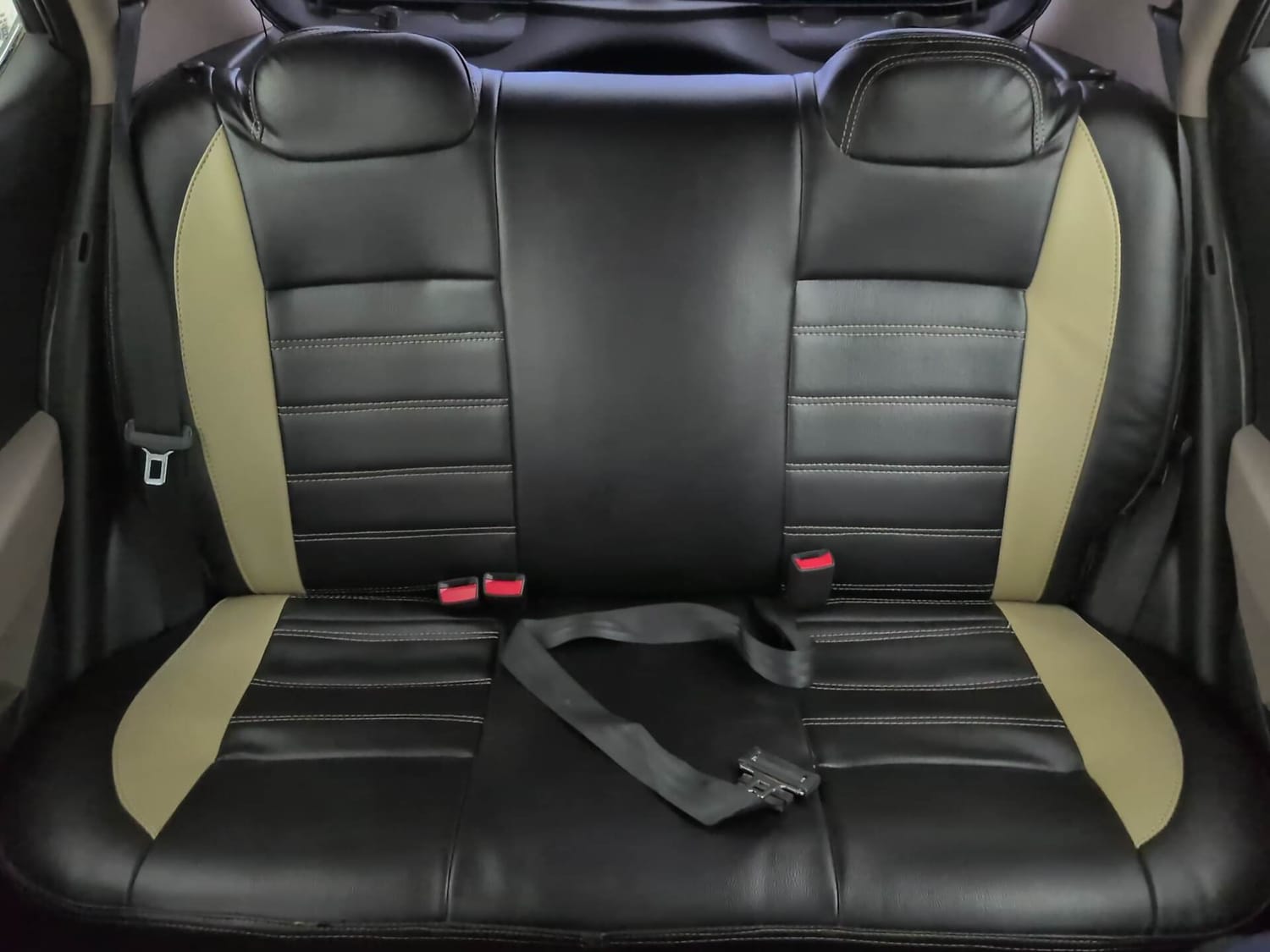 Used 2018 Hyundai Grand i10 Sportz (O) AT 1.2 Kappa VTVT Petrol Automatic interior REAR SEAT CONDITION VIEW