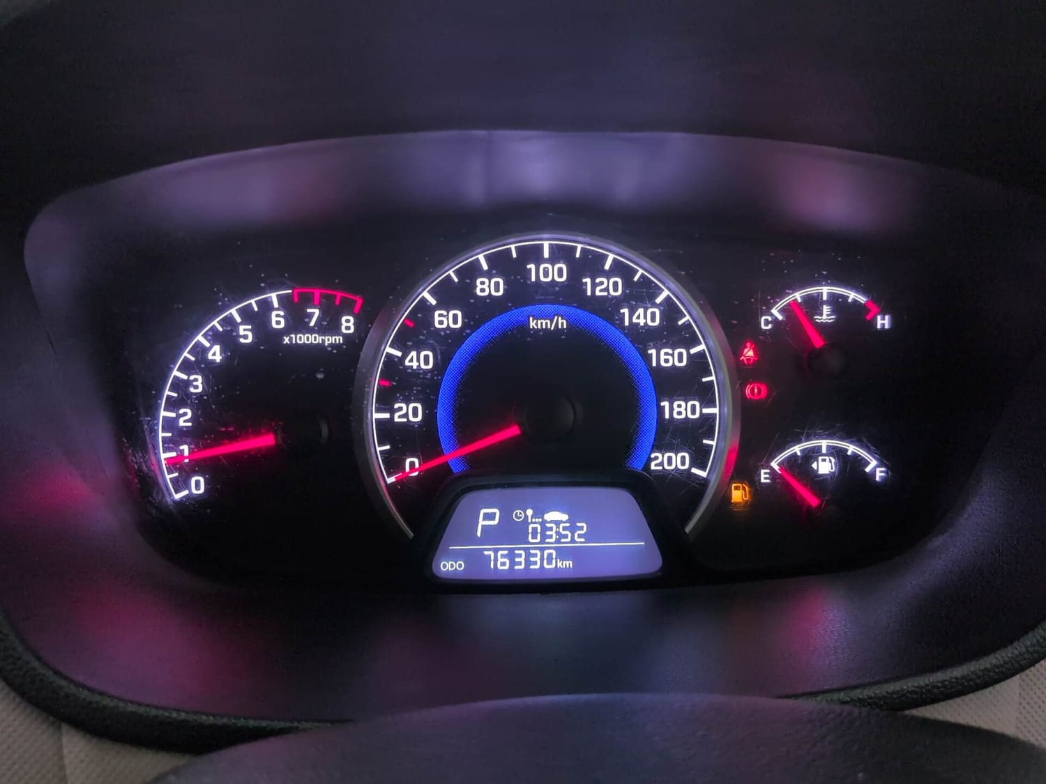 Used 2018 Hyundai Grand i10 Sportz (O) AT 1.2 Kappa VTVT Petrol Automatic interior CLUSTERMETER VIEW